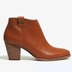 Madewell The Billie tan brown ankle boot Size 8.5